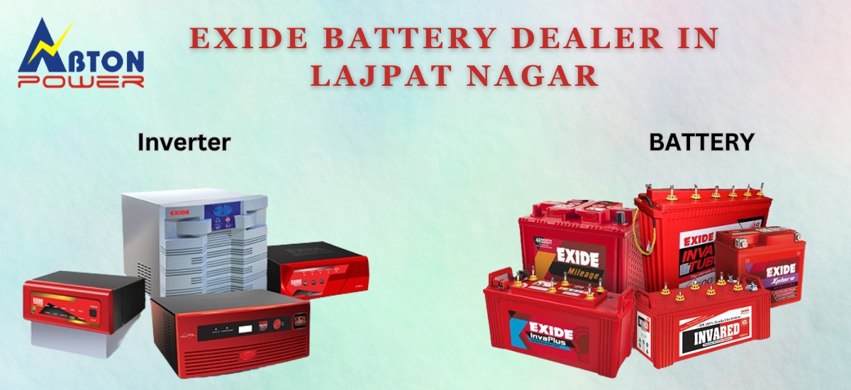 Red and Green Century Batteries Poster